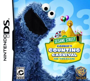 123 Sesame Street - Cookie's Counting Carnival - The Videogame (USA) box cover front